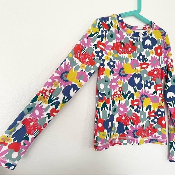 Hanna Andersson Print Rash Guard Top size 10 kid - Picture 4 of 6